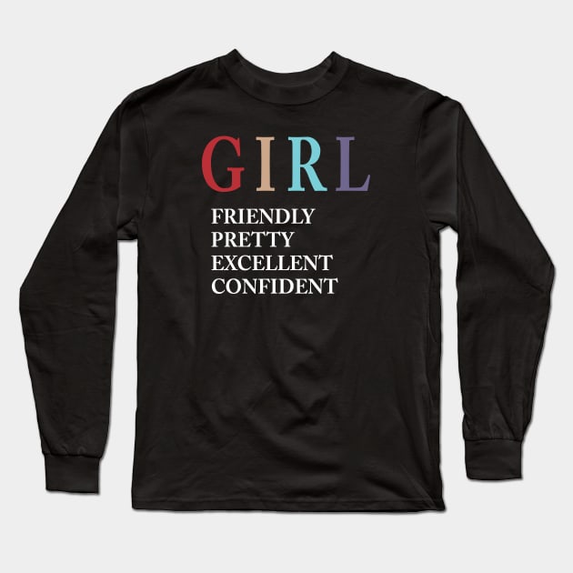 Girl Long Sleeve T-Shirt by TheCosmicTradingPost